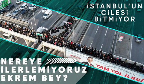 İstanbul'un çilesi bitmiyor! Metrobüse ulaşmak isteyen megakentliler 'şaka gibi' afişle karşılaştı