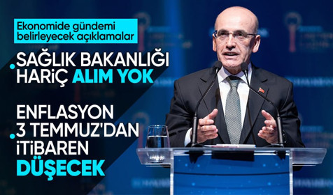 Bakan Mehmet Şimşek: Sağlık Bakanlığı hariç hiçbir bakanlık emekli olanların dışında eleman alamayacak