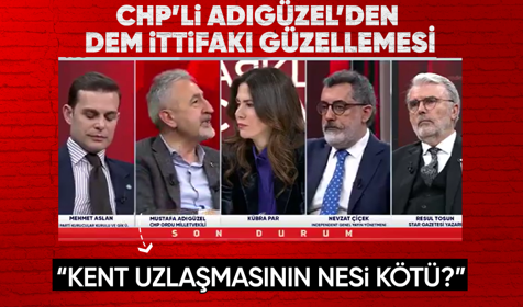 CHP'li Mustafa Adıgüzel'den Esenyurt'ta DEM'le yapılan kent uzlaşsına güzelleme