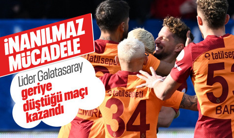 Galatasaray, gündüz seansında deplasmanda Kasımpaşa'yı mağlup etti