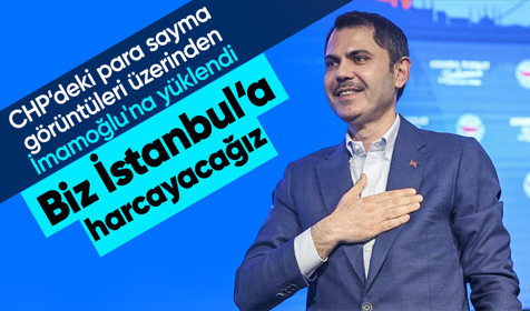 Murat Kurum'dan İmamoğlu'na 'para sayma' görüntüsü göndermesi