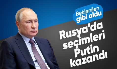 Son Dakika: Rusya'da seçimleri Putin kazandı