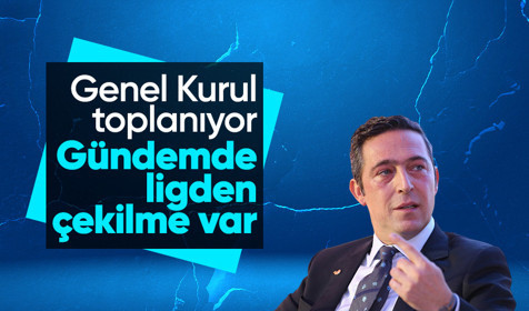 Fenerbahçe'den Olağanüstü Genel Kurul Toplantısı kararı: Ligden çekilme kararı konuşulacak