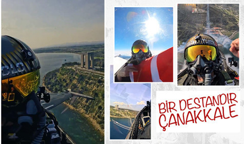 Solo Türk’ten heyecanlandıran Çanakkale selamlaması👨🏼‍✈️✈️