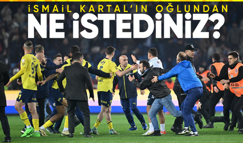 İsmail Kartal'ın oğlu Emre Kartal olaylı Trabzonspor maçında saldırıya uğradı