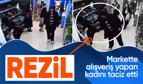 Kırklareli'de skandal olay! Markette alışveriş yapan kadını önce taciz etti ardından elini kolunu sallayarak uzaklaştı