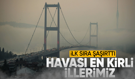 Türkiye'de en kirli havanın solunduğu iller belli oldu
