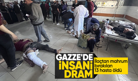 Gazze'de yoğun bakımda ilaç ve oksijenden mahrum bırakılan 13 hasta öldü
