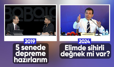 5 sene önce İstanbul'u depreme hazırlayacağını söyleyen İmamoğlu: Elimde sihirli değnek mi var?