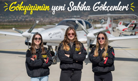 Gökyüzünde genç Sabiha Gökçenler yetişiyor