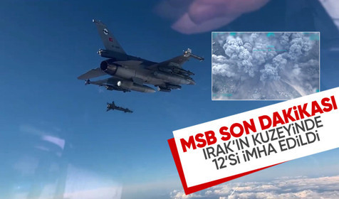 Son Dakika: Irak'ın kuzeyinde 12 terörist etkisiz hale getirildi