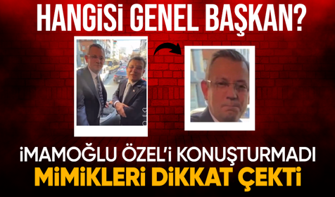 Ekrem İmamoğlu, Özgür Özel'in konuşmasına izin vermedi, mimikler dikkat çekti