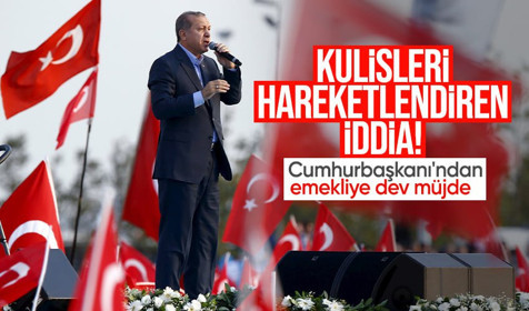 Emeklilerin yüzünü güldürecek iddia: Cumhurbaşkanı Erdoğan bugünkü mitinginde emekliye seyyanen 5 bin TL zam müjdesi