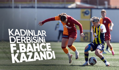 Kadınlar Derbisi'nde Fenerbahçe Galatasaray'ı yendi