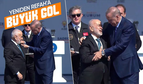 Yeniden Refah'tan istifa eden Suat Pamukçu Büyük İstanbul Mitingi'nde AK Parti'ye katıldı