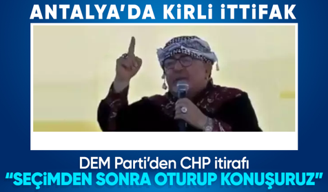 DEM Parti Antalya Belediye Başkan adayı Kemal Bülbül, CHP ile olan ittifakı duyurdu