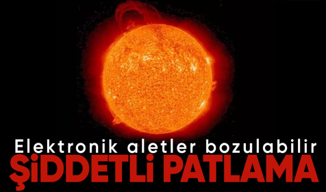 Güneş'te şiddetli patlama! Elektronik cihazlar bozulabilir