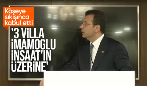 Mal beyanında yer almayan 3 villanın İmamoğlu İnşaat'a ait olduğunu kabul etti