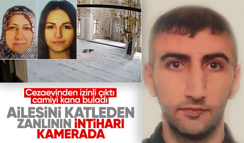 Cezaevinden izinli çıktı, annesini ve kız kardeşini öldürüp camide intihar etti