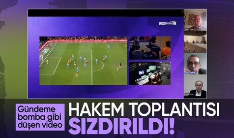 Gündeme bomba gibi düşen video! Galatasaray-Antalyaspor maçının hakem toplantısı sızdırıldı!