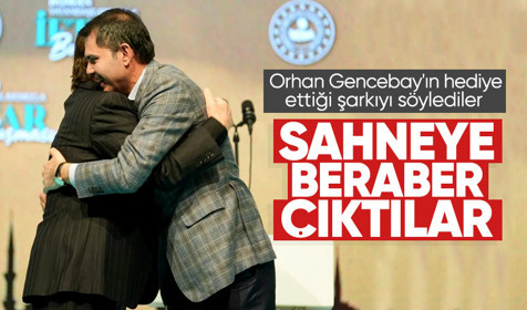 İBB adayı Murat Kurum sahneye Orhan Gencebay ile birlikte çıktı