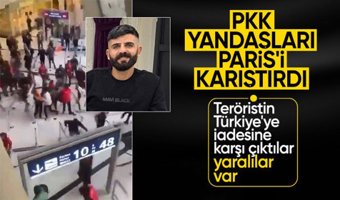 Firaz Korkmaz'ın Türkiye'ye iadesi | Fransa'da PKK destekçileri havalimanı birbirine kattı