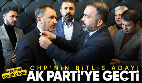 'Miting saatim DEM'e satıldı' diyen CHP'li aday Selim Soyugüzel partisinden istifa ederek AK Parti'ye katıldı