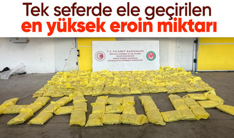 Habur Gümrük Kapısı'nda 850 kilogram eroin yakalandı