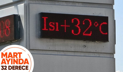 Antalya'da hava sıcaklığının 32 dereceyi görmesiyle birlikte sahiller doldu