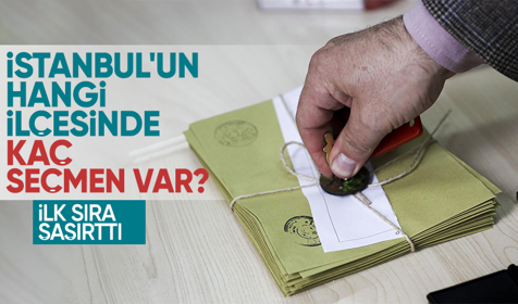 İstanbul'un ilçelerindeki seçmen sayısı belli oldu