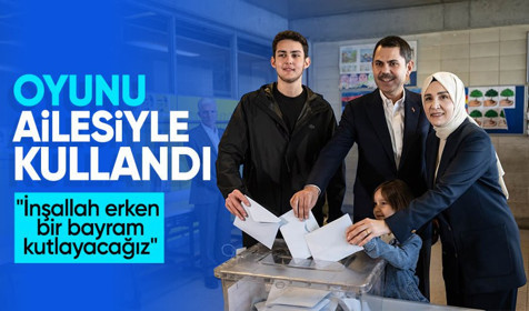 Murat Kurum oyunu kullandı: İnşallah bugün erken bir bayram kutlayacağız