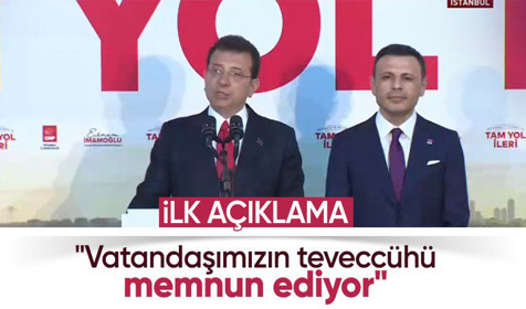 Son Dakika: Ekrem İmamoğlu açıklama yaptı