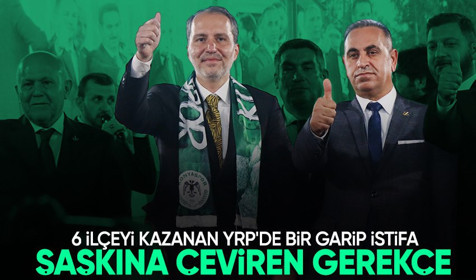 Konya'da 6 ilçeyi kazanan Yeniden Refah Partisi'nde istifa haberi! Gerekçesi şaşkına çevirdi