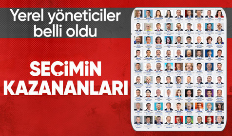 Türkiye seçimini yaptı! Yerel yönetimlerin kazananları...
