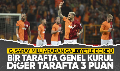 Galatasaray, Hatayspor'u mağlup ederek liderliğini sürdürdü