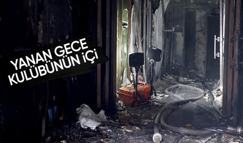 Yangın böyle başladı! İstanbul Gayrettepe'de gece kulübü yangından sonra görüntülendi