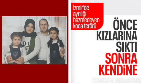 İzmir’de baba vahşeti: Eşi barışmayı kabul etmeyince 2 çocuğu ile kendisini vurdu: 1 ölü, 2 yaralı