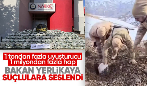 Son Dakika! 55 ilde Narkoçelik-10 operasyonu: 1 ton uyuşturucu madde, 1 milyondan fazla hap