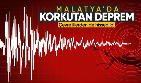Son dakika! Malatya'da 4.5'lik deprem