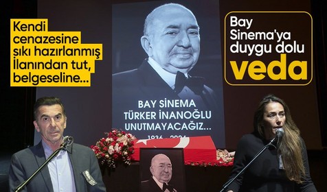 Bay Sinema'ya gözyaşları içinde veda! Türker İnanoğlu kendi cenazesine sıkı hazırlanmış! Meğer ölüm ilanı ve belgeselini...