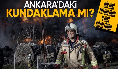 Son dakika! Ankara Hurdacılar Sanayi Sitesi'nde yangın kundaklama mı? 1 kişi tutuklandı