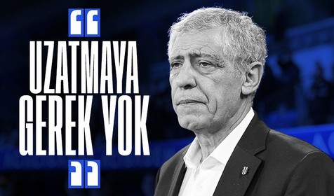Beşiktaş hocası Santos için flaş sözler! "Uzatmaya gerek yok"