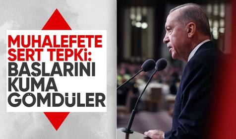 Cumhurbaşkanı Erdoğan'dan Beşiktaş'taki yangın için muhalefete sert tepki: Başlarını kuma gömdüler