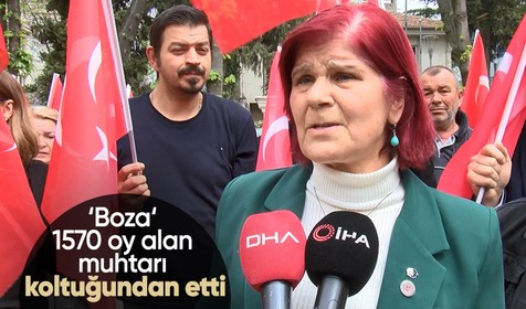 'Boza' 1570 oy alan muhtarı koltuğundan etti