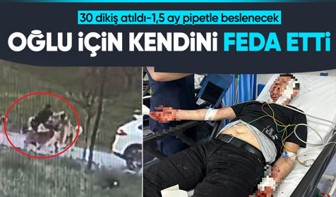 Bursa'da oğlu için köpeklere kendini feda eden babaya 30 dikiş atıldı