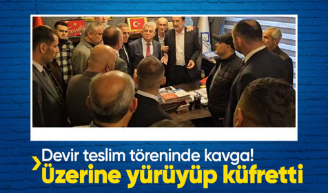 Düzce'de devir teslim töreninde gerginlik: YRP'li Şahin milletvekiline çiçek fırlatıp küfretti