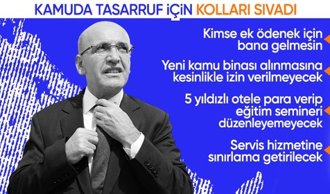 Bakan Şimşek, kamuda tasarruf için düğmeye bastı: Kimse ek ödenek için bana gelmesin