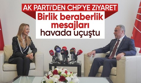 AK Parti heyetinden CHP’ye bayram ziyareti! Dikkat çeken birlik beraberlik vurgusu