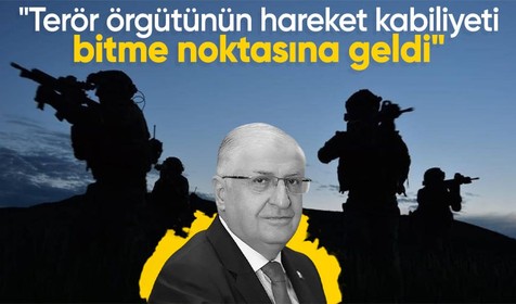 Bakan Güler: Terör örgütünün hareket kabiliyeti bitme noktasına geldi