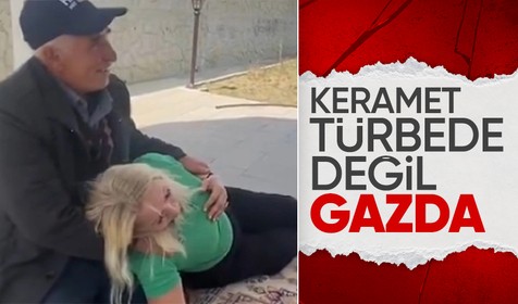 Haydar dede türbesinde çekilen görüntüler sosyal medyada gündem oldu